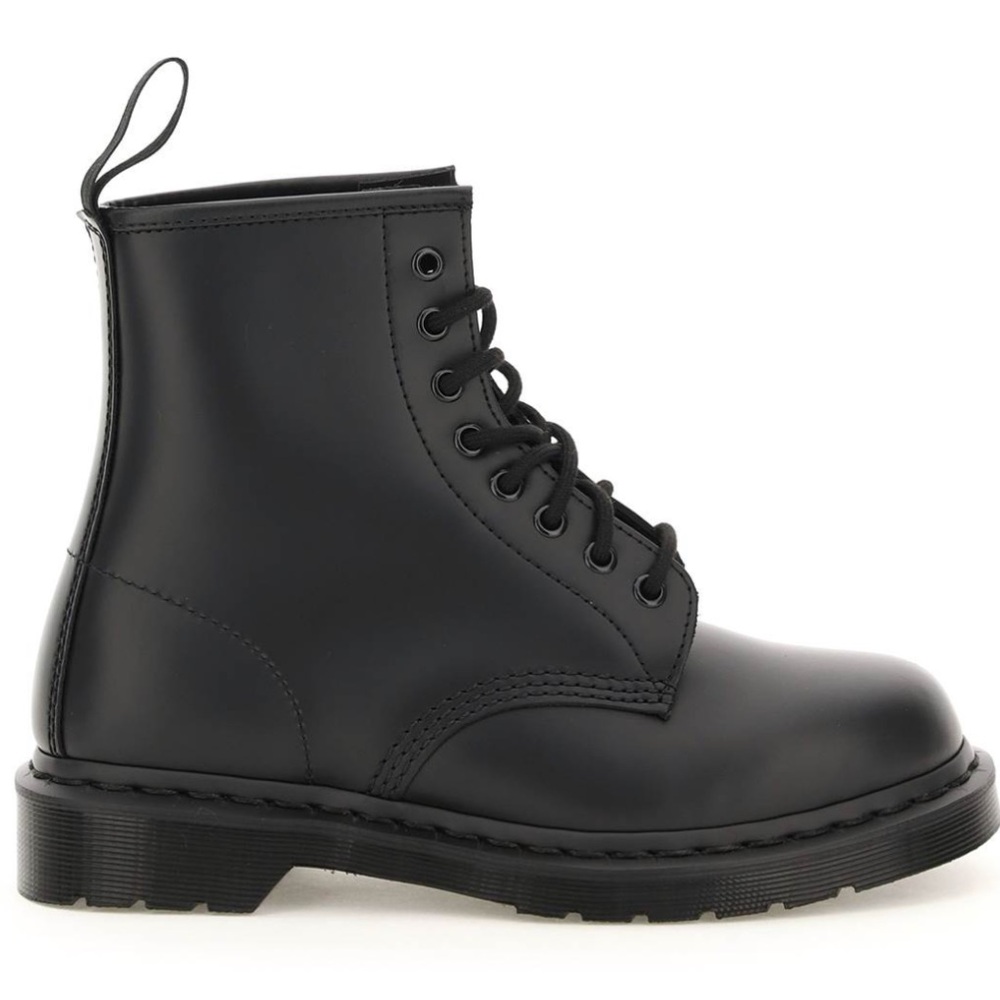 Dr Martens unisex Black Lace-Up Combat Boots